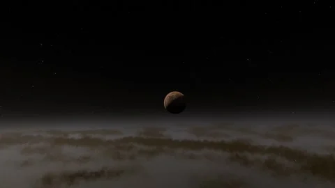 Flying in space Stock Footage 146138649