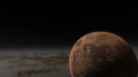 Flying in space Stock Footage 146138673