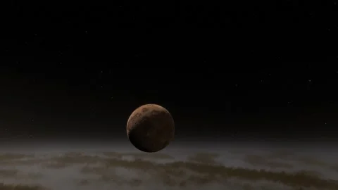 Flying in space Stock Footage 146138697