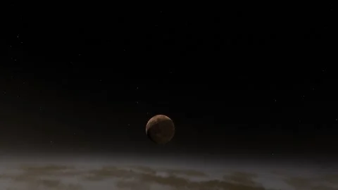 Flying in space Stock Footage 146138699