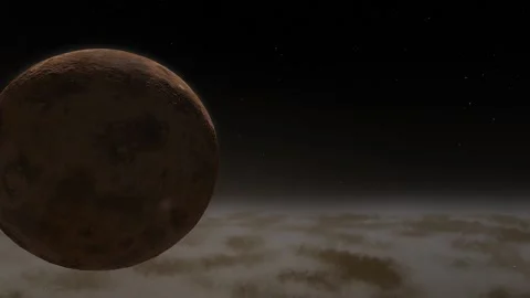 Flying in space Stock Footage 146138725