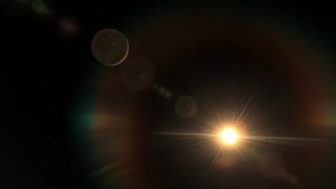 Flying in space Stock Footage 146138867