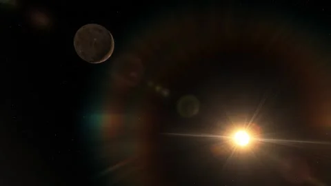 Flying in space Stock Footage 146158126