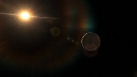 Flying in space Stock Footage 146158158