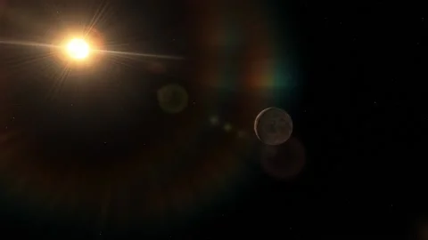 Flying in space Stock Footage 146158197