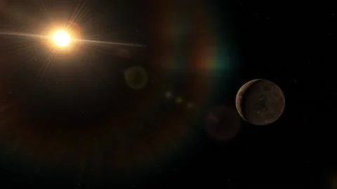 Flying in space Stock Footage 146158202