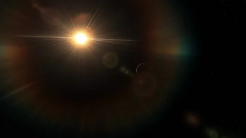 Flying in space Stock Footage 146158377