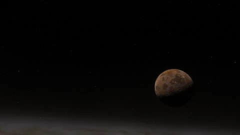 Flying in space Stock Footage 146158445