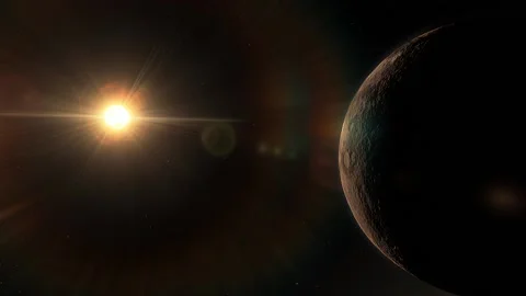 Flying in space Stock Footage 146158655