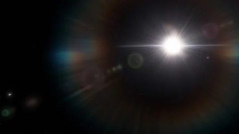 Flying in space Stock Footage 146158722