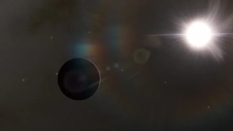 Flying in space Stock Footage 146158770