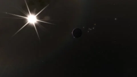 Flying in space Stock Footage 146177556