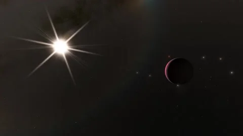 Flying in space Stock Footage 146177568