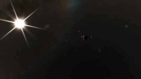 Flying in space Stock Footage 146177605