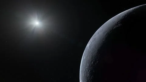 Flying in space Stock Footage 146177906