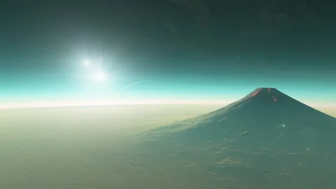 Flying in space Stock Footage 146210005