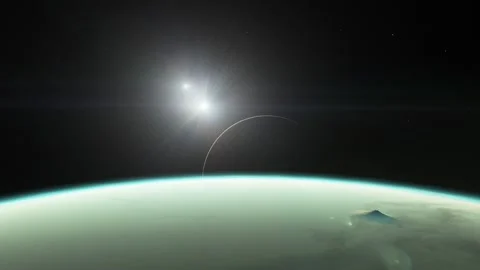 Flying in space Stock Footage 146210019