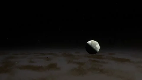 Flying in space Stock Footage 146210077