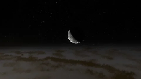 Flying in space Stock Footage 146210202