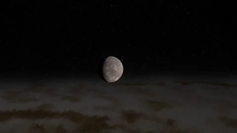 Flying in space Stock Footage 146210249