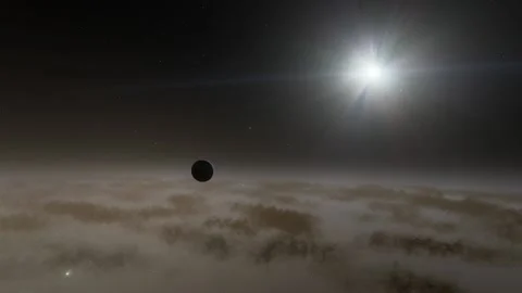 Flying in space Stock Footage 146210287