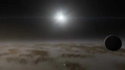 Flying in space Stock Footage 146210310