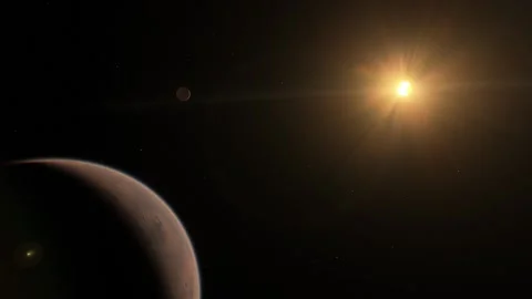 Flying in space Stock Footage 146210404