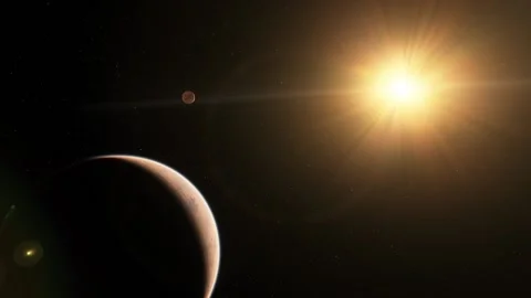 Flying in space Stock Footage 146210410