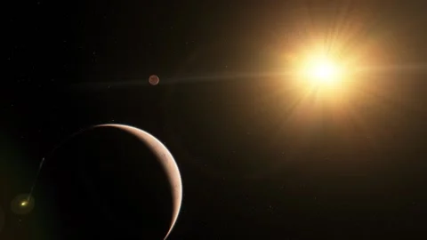 Flying in space Stock Footage 146210418