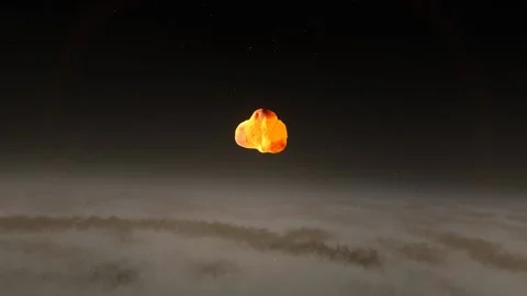 Flying in space Stock Footage 146210469