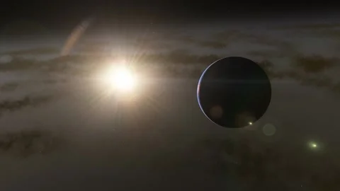 Flying in space Stock Footage 146210497