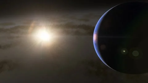 Flying in space Stock Footage 146210498