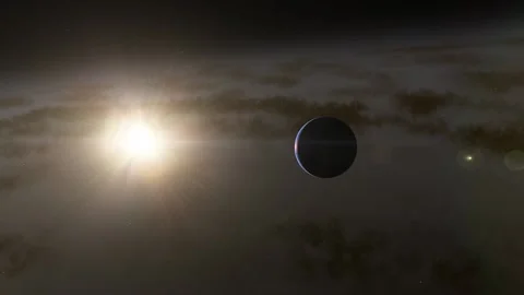 Flying in space Stock Footage 146210506