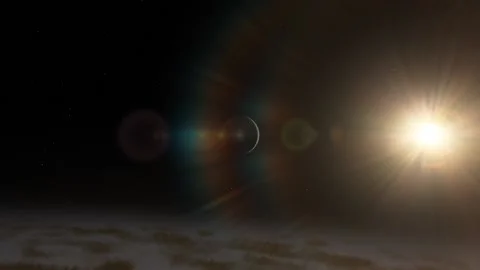 Flying in space Stock Footage 146227732