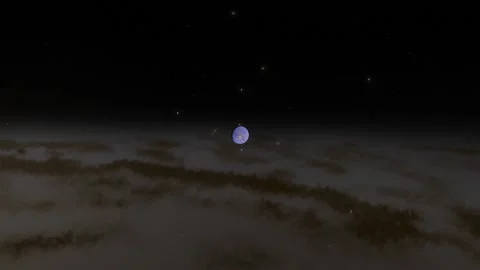 Flying in space Stock Footage 146227826