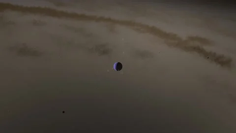 Flying in space Stock Footage 146227831