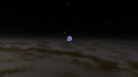 Flying in space Stock Footage 146227840