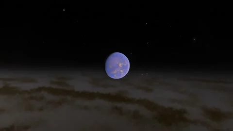 Flying in space Stock Footage 146227843