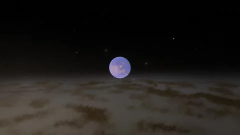 Flying in space Stock Footage 146227863