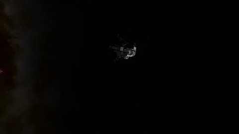 Flying in space Stock Footage 146227996