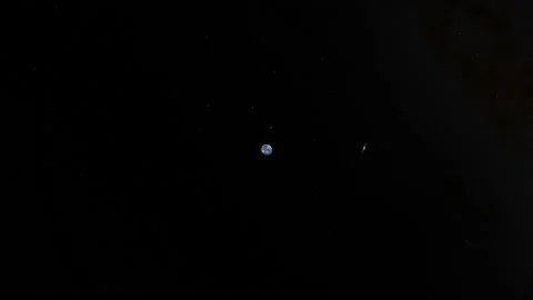 Flying in space Stock Footage 146228083