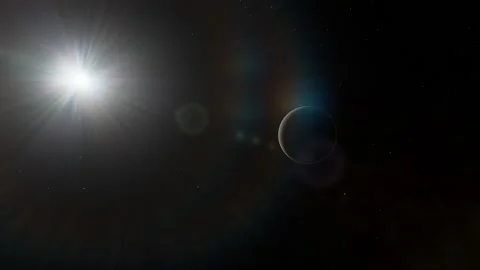 Flying in space Stock Footage 146276858