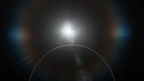 Flying in space Stock Footage 146276867