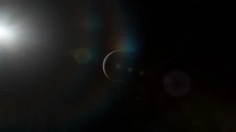 Flying in space Stock Footage 146276906