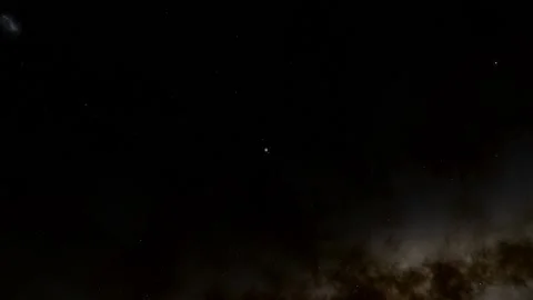 Flying in space Stock Footage 146277004