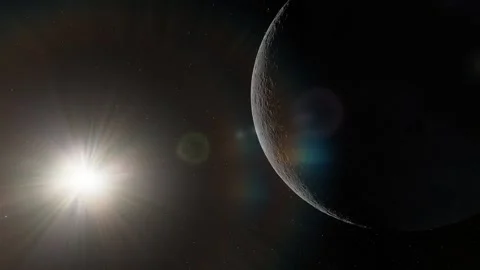 Flying in space Stock Footage 146277660