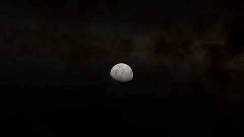 Flying in space Stock Footage 146280681