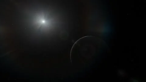 Flying in space Stock Footage 146280989