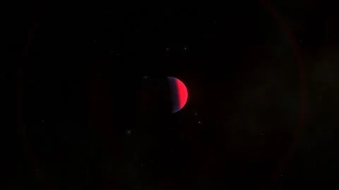 Flying in space Stock Footage 146281295