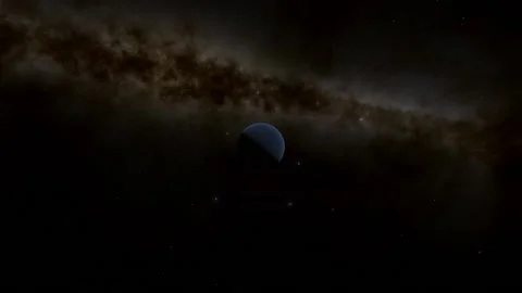 Flying in space Stock Footage 146281569